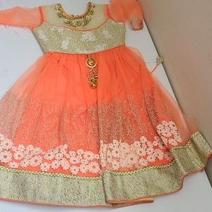 Girls Indian party dress